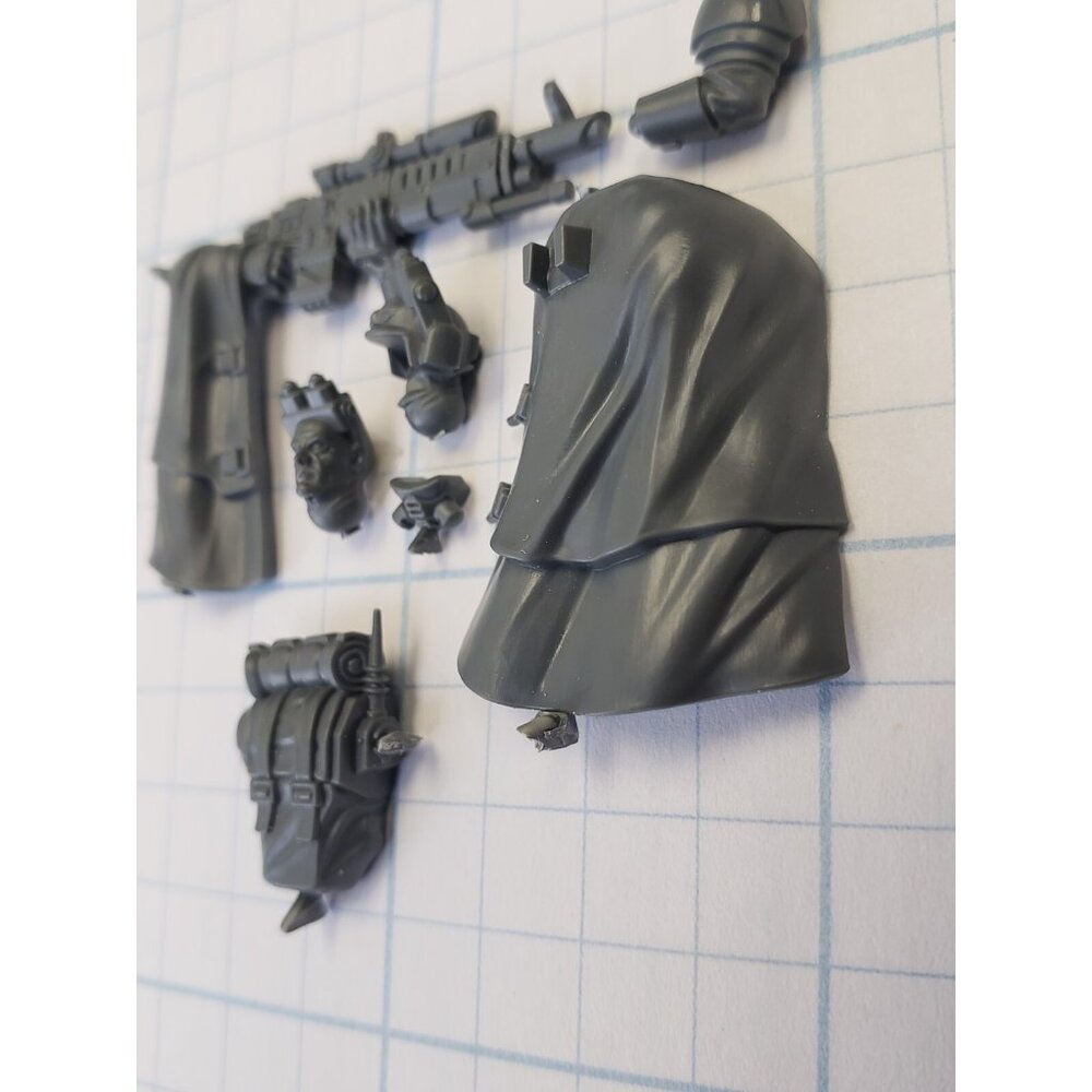 Warhammer 40k Kill Team Bits Cadian Kasrkin Sharpshooter Sniper Upgrade Set - Picture 4 of 7